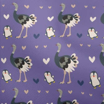 Clumsy Penguin And Ostrich Dobby