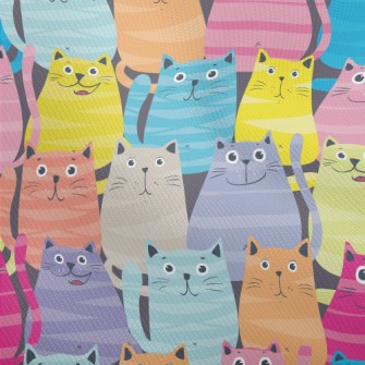 Colorful Happy Cat Dobby