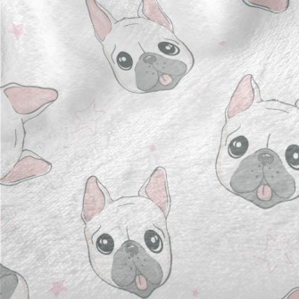 Big Eyes Cute Bulldog Minky