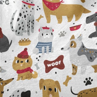 American Cute Dog Minky