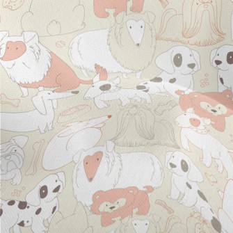 Simple Cute Pet Dog Lightweight Performance Linen