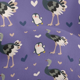 Clumsy Penguin And Ostrich Lightweight Performance Linen