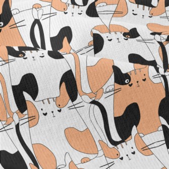 Black And Orange Country Cat Modern Jersey