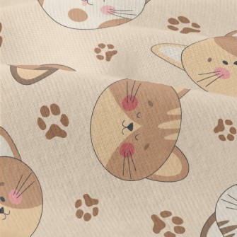 Round And Cute Cat Head Modern Jersey