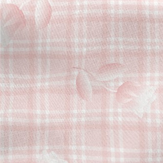 Relief Style Flowers Jersey Backed Fleece