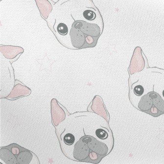 Big Eyes Cute Bulldog Pongee
