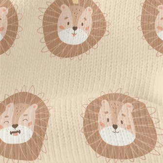 Cute Crown Lion Stretch Jersey