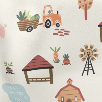Leisure Happy Farm Lightweight Cotton Poplin