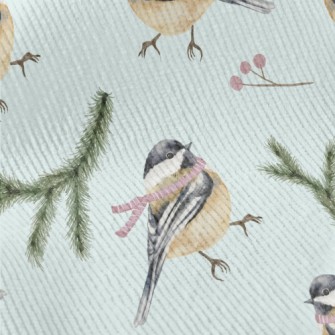 Winter Scarf Bird Standard Corduroy