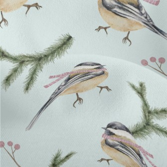 Winter Scarf Bird Lightweight Performance Linen