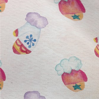 Hand Drawn Winter Gloves Chiffon