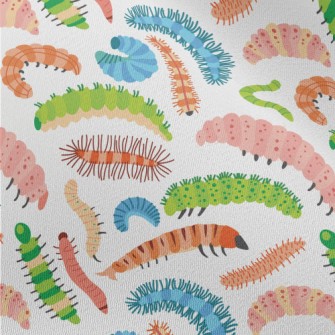 Colorful Cartoon Caterpillar Chiffon