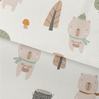 Cartoon Animal Bear Waterproof Oxford