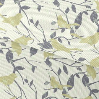 Bird And Tree Branch Silhouett Waterproof Oxford