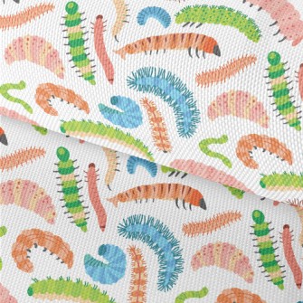 Colorful Cartoon Caterpillar Waterproof Oxford