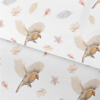 Beautiful Birds And Flowers Waterproof Oxford