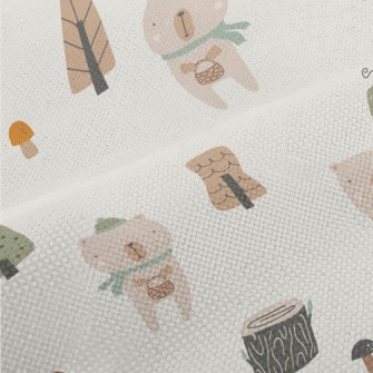 Cartoon Animal Bear Performance Linen