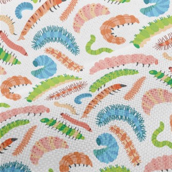 Colorful Cartoon Caterpillar Performance Linen