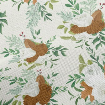Elegant Autumn Rose Performance Linen