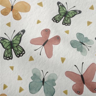 Beautiful Hand Drawn Butterfly Dobby