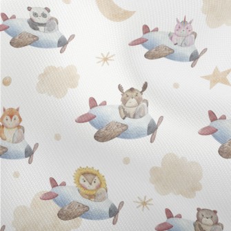 Watercolor Animals Flying Plan Dobby