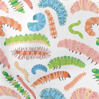 Colorful Cartoon Caterpillar Stretch Ponte