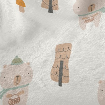 Cartoon Animal Bear Minky