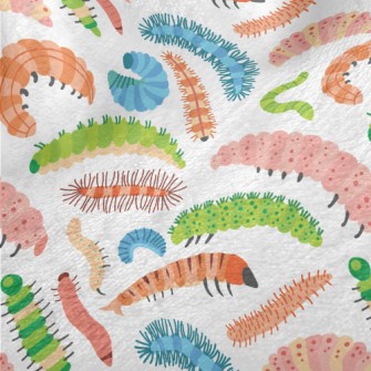 Colorful Cartoon Caterpillar Minky