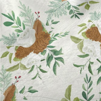 Elegant Autumn Rose Minky