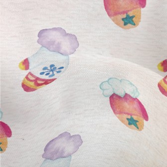 Hand Drawn Winter Gloves Lightweight Performance Linen