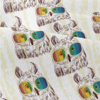 Owl With Colorful Sunglasses Modern Jersey