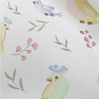 Beautiful Colorful Parrot Chiffon