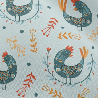 Ethnic Pattern Bird Chiffon