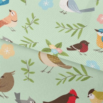 Cartoon Bird Encyclopedia Waterproof Oxford