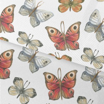 Beautiful Hand Drawn Butterfly Waterproof Oxford