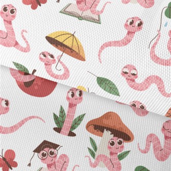Smart Cartoon Earthworm Waterproof Oxford