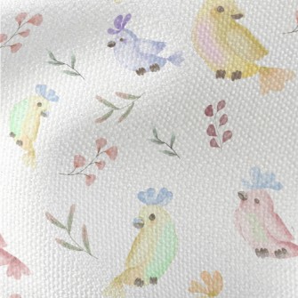 Beautiful Colorful Parrot Waterproof Canvas