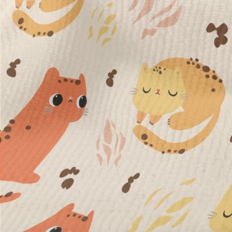 Orange Cartoon Cat Terry