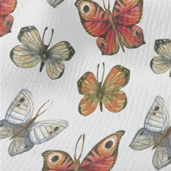 Beautiful Hand Drawn Butterfly Terry