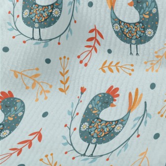 Ethnic Pattern Bird Terry