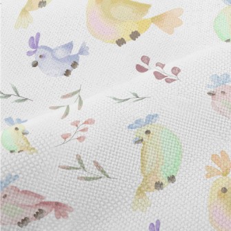 Beautiful Colorful Parrot Performance Linen