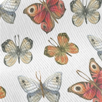 Beautiful Hand Drawn Butterfly Standard Corduroy