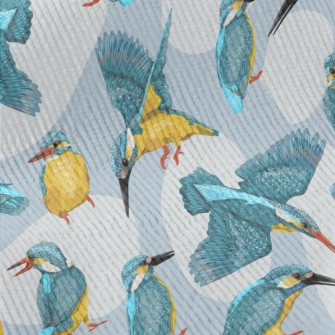 Cartoon Common Kingfisher Standard Corduroy