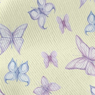 Two-color Hand-painted Butterf Standard Corduroy