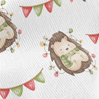 Hand Drawn Christmas Hedgehog Standard Corduroy