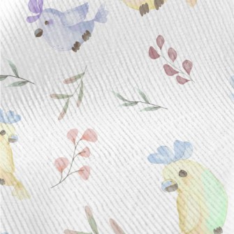 Beautiful Colorful Parrot Standard Corduroy