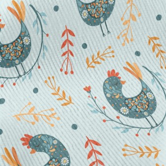 Ethnic Pattern Bird Standard Corduroy