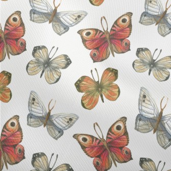 Beautiful Hand Drawn Butterfly Dobby
