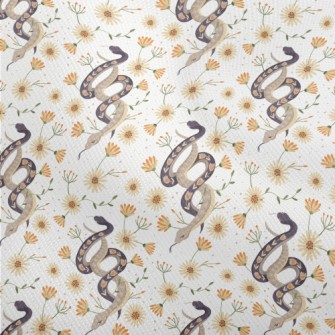 Beautiful Snake With Flowers Dobby