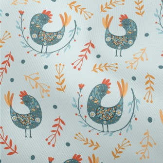 Ethnic Pattern Bird Dobby